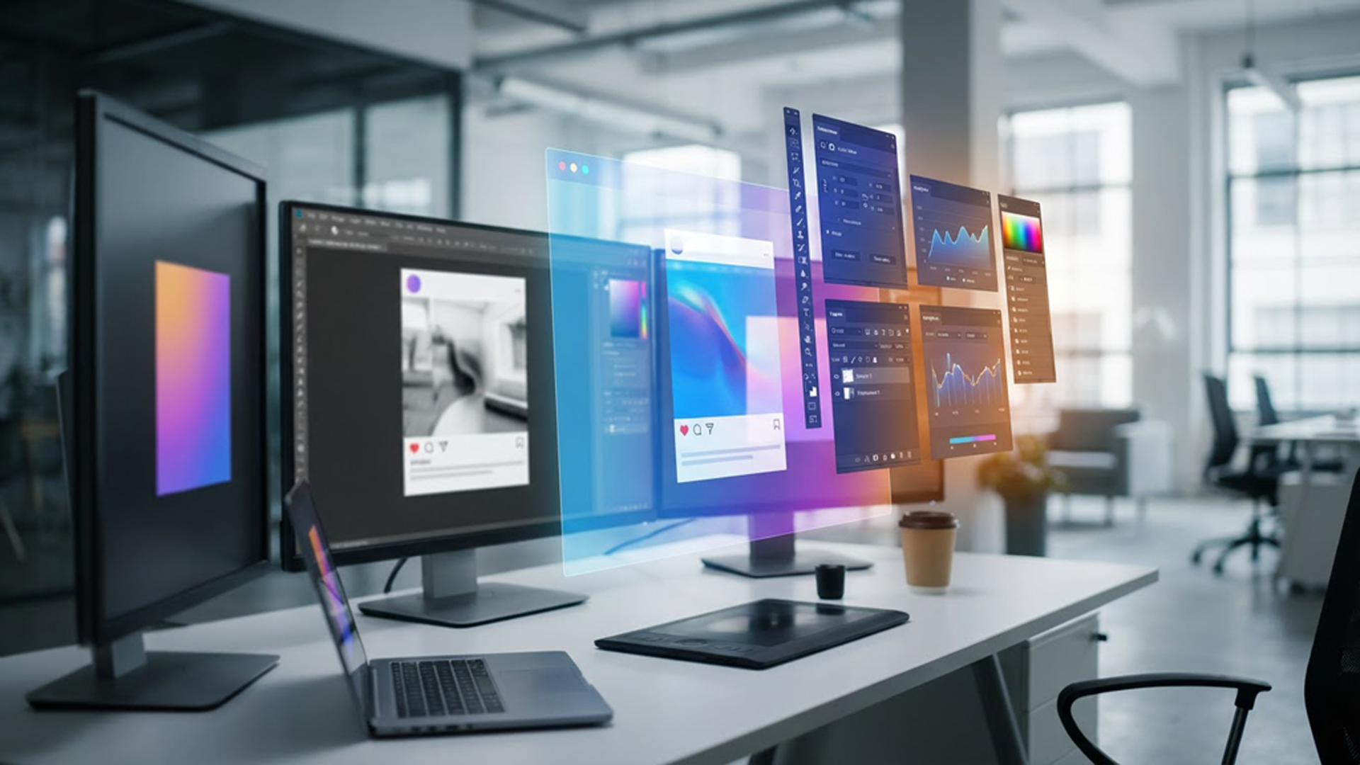 تصميم السوشيال ميديا الاحترافي Photoshop